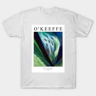 High Resolution Georgia O'Keeffe Painting Blue and Green Music 1921 T-Shirt